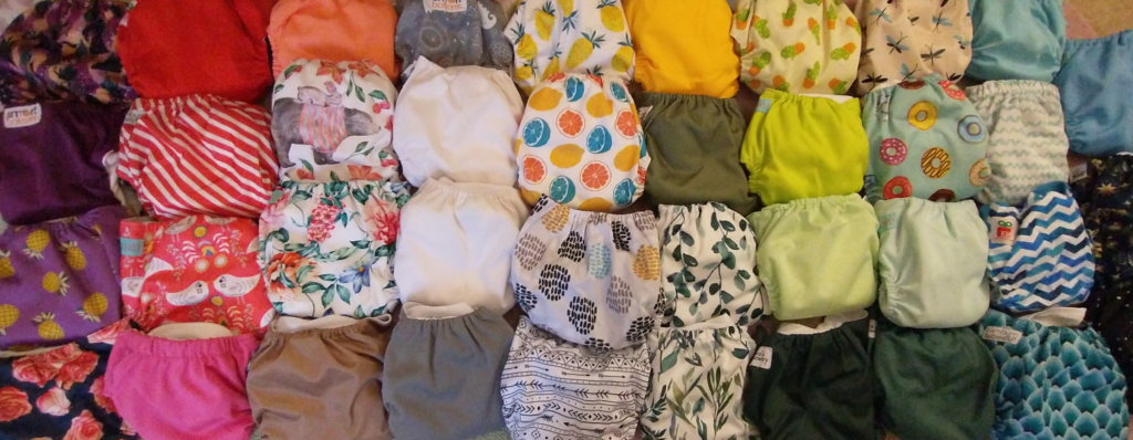 Cloth diapers are cute